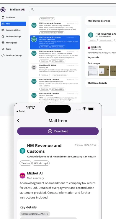 MailPortal Screenshots