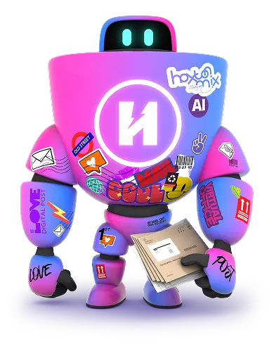 HaiRo™ robot mascot