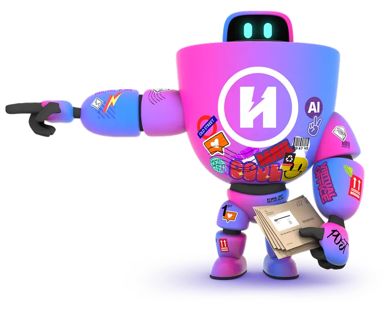 HaiRo™ robot mascot