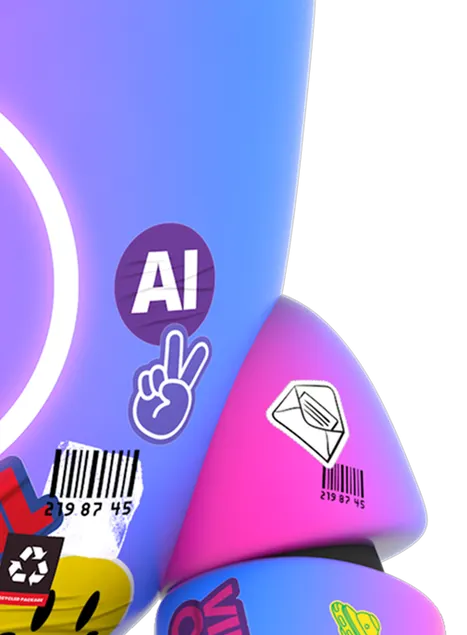 Robot arm with mail