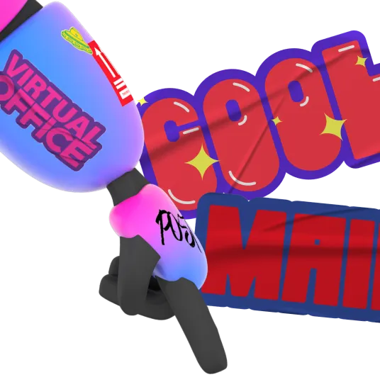 Robot arm pointing right